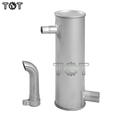 El doble espesa las piezas de Muffler erpillar Exhaust del excavador de E307 E70B 4D32