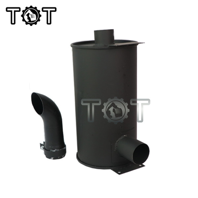 Silenciador universal de aluminio HD820 HD820-3 HD820-5 KATO Excavator Muffler del silenciador