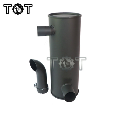Silenciador universal de aluminio HD820 HD820-3 HD820-5 KATO Excavator Muffler del silenciador