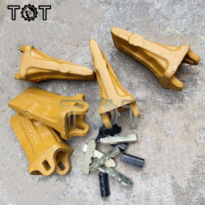 Pernos verticales amarillos del diente del cubo de Bucket Teeth 18S PC30 YM30 PC40 del excavador